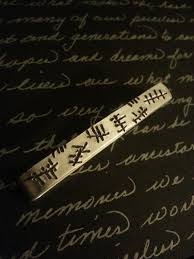 The Silence Will Fall When The Question Is Asked Villain Tally Marks Tie Bar Silence Will Fall Beware The Etsy Tally Marks Nerd Gifts Custom Letters