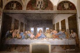 Da vinci dessin de l'homme vitruvien est également considéré comme une icône culturelle. Milan La Cene Leonard De Vinci Peinture Sur Mur De 1498 Flickr