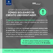 Inicio » fondo solidario de crédito universitario (fscu). Dde Ufro