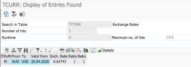 Exchange rate ordered by currency. Automation Of Exchange Rate Feed In Sap Sap Blogs