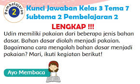 We did not find results for: Kunci Jawaban Kelas 3 Tema 7 Subtema 2 Pembelajaran 2 Simple News Kunci Jawaban Lengkap Terbaru