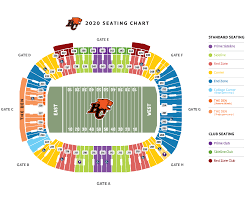 Bc Place Seating Chart Bc Lions