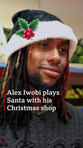 Alex Iwobi has been spreading festive cheer in east London by opening up  his own temporary shop. , The Fulham and Nigeria star has been giving out  free food, including turkeys, to local residents ...
