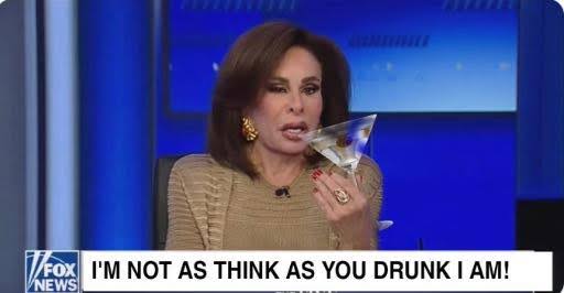 Holy fucking shit, how many boxes of wine did Jeanine Pirro chug before  this press conference.