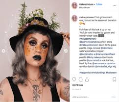 is witches style makeup being