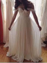 Flowy Wedding Dress Tulle Wedding Dress Boho Wedding Dress Romantic Wedding Dress Ws048 Off Shoulder Wedding Dress Bridesmaid Dresses Boho Wedding Dresses Romantic