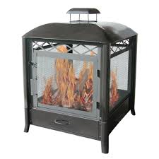 Which brand has the largest assortment of wood fire pits at the home depot? Landmann The Aspen Fire Pit 28107 The Home Depot Outdoor Wood Burning Fireplace Iron Fire Pit Cast Iron Fire Pit
