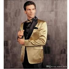 Mogu mens luxury gold dress pants with expandable waist. 2021 2018 Gold Jacket Black Pants Groom Tuxedos Best Man Suit Groomsman Men Wedding Suits Coat Pants Custom Made From Water Dream 95 16 Dhgate Com