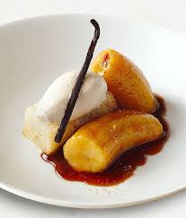 Sous Vide Banana Flambe With Syrup Infused Ladyfingers Three Star Michelin Chef Jordi Roca Gourmet Food Plating Michelin Star Dessert Recipes Michelin Dessert