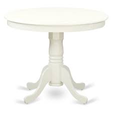 By homestyles (52) oxford basalt grey extendable dining table. East West Furniture Antique 36 Inch Pedestal Round Dining Table Linen White Walmart Com Walmart Com