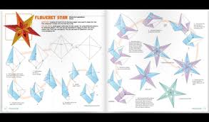 Floweret Star From Creased Origami Magazine Origami Stars Origami Origami Design