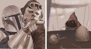 My Friends Rendition Of The Mandalorian X Cat Meme Star Wars Art Star Wars Memes Star Wars Fandom