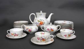 Altes Rosenthal Rest Kaffeeservice Ca 25tlg Vor 1945