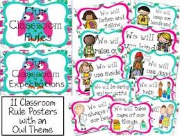 Classroom Rules Owl Theme Owl Theme Classroom Owl Classroom Classroom Themes