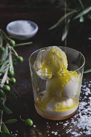 Vanilla Ice Cream With Oiive Oil And Sea Salt Weird Ice Cream Flavors Ice Cream Recipes Cream Recipes