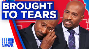 Journalist Breaks Down On Live Tv After Biden Win Us Election 9 News Australia Youtube