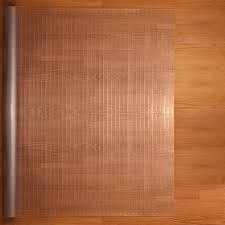Clear vinyl plastic floor runner/protector for low/deep pile carpet(26in x 50f). Buy Resilia Clear Vinyl Plastic Floor Runner Protector For Hardfloors Decorative Dual Pad Pattern 27 Inches Wide X 6 Feet Long Online In Indonesia B00ycz61r0