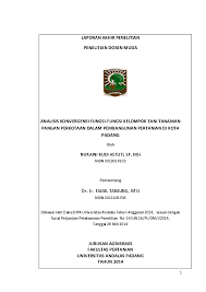 Dengan rahmat tuhan yang maha esa. Pdf Optimaslisasi Kelompok Tani Nuraini Budi Astuti Academia Edu