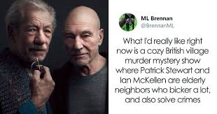 Maybe you would like to learn more about one of these? Someone Comes Up With A Mystery Tv Show Starring Patrick Stewart And Ian Mckellen And Their Concept Goes Viral Bored Panda