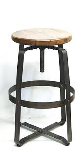 They can range from traditional wooden bar stools with back plates to minimal teak designs with clean lines. Industrial Metal Bar Stool