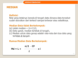 Ukuran Pemusatan Statistik Deskriptif Ppt Download