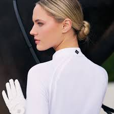 Dames paardrijpolo lange mouw Imperial Riding Parla