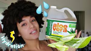 The aloe vera juice works great for keeping your hair moisturised as a hair spritz. Using Aloe Vera Juice On My Type 4 Hair Low Porosity Youtube