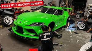 First out the gate is the 2020 supra launch edition. First V1 5 Widebody 2020 Toyota Supra Rocket Bunny Kit Youtube