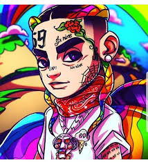 6ix9ine On Instagram 6ix9inebillboard Cartoon Wallpaper Rapper Art Simpsons Art