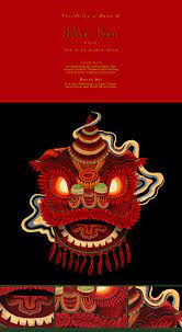 đầu Lan The Lion Dance Head On Behance Lion Dance Chinese Lion Dance Dance Art