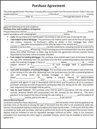 Real Estate Purchase Agreement Form Sample Image Gallery - ImgGrid ...