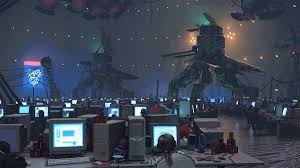 Simon Stalenhag On Twitter Also This Piece From 2015 Was Inspired By My Memories Of Dreamhack98 99 I Was 14 High On Jolt Cola And Wanted Nothing More Than To Compose The