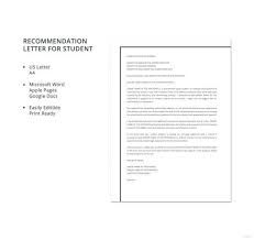 Recommendation/reference letters for students (self.teachers). 10 Letter Of Recommendation For Student Pdf Doc Free Premium Templates