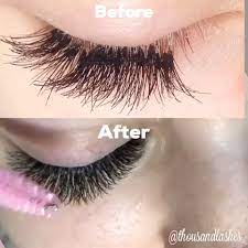 Love Before And After Thousand Lashes Training Volumelashes Thousandlashes L Eyelash Extensions Before And After Eyelash Extensions Diy Eyelash Extensions