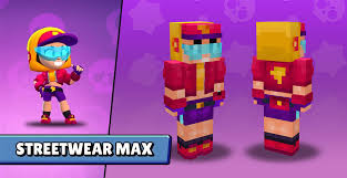 Our brawl stars skins list features all of the currently and soon to be available cosmetics in the game! I Recreated Streetwear Max In The Style Of Minecraft Which Brawler Should I Do Next Brawlstars