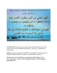 Masuk kedalam pikiran dan dapat dimanfaatkan untuk kehidupan kita dan orang di sekitar kita. Doa Penerang Hati