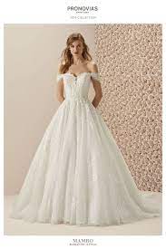Mambo Dress Elegant And Majestic Princess Dress With A Full Skirt Fitted At The Waist And Crafted In Tul Wedding Dresses Pronovias Bridal Wedding Dress Styles