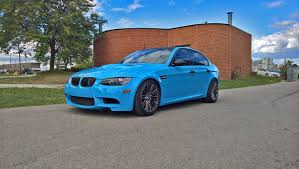 Bmw M3 Light Blue Car Wrap Bmw M4 Color Change