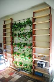 Diy Stack Able Bookshelves And Hanging Indoor Garden Vertical Garden Indoor Indoor Herb Garden Wall Herb Garden Indoor