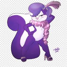 Pepé le pew is a character in the looney tunes and merrie melodies series. Fifi La Fume Pepe Le Pew Amblin Entertainment Looney Tunes Art Feather Boa Shawl Purple Television Mammal Png Pngwing