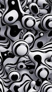 Naruto akatsuki hd wallpaper, akatsuki logo, artistic, anime. Black And White Abstract Iphone Wallpapers Top Free Black And White Abstract Iphone Backgrounds Wallpaperaccess