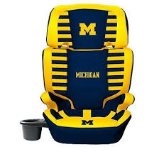 Ncaa Lilfan Collegiate Club Seat Premium 2 In 1 High Back Booster Seat Michigan Wolverines Michigan Go Blue Michigan