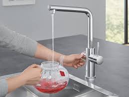A wide variety of grohe kitchen mixer options are available to you, such as project solution capability, warranty, and. Grohe Red Duo Kuchenarmaturen Armatur Und Boiler Grosse L Armatur Mit Boiler Fur Heisses Wasser Chrom 30325001 Amazon De Baumarkt