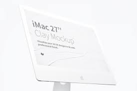 Clay Imac 27 Mockup Display Close Up In 2020 Mockup Free Psd Mockups Templates Psd Mockup Template