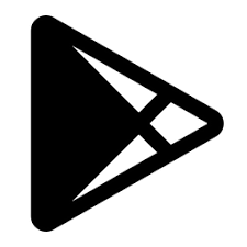 Google Play Logo Icon - Download in Glyph Style