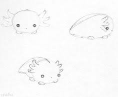 Now for the eyes, draw two small circles on the mouth with a smaller circle inside it. 27 Axolotl Stuff Ideas Axolotl Axolotl Cute Cute Art