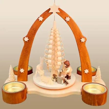 Weihnachtspyramiden - Holzkunst aus dem Erzgebirge - 100% Original