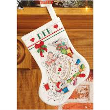 Dimensions cross stitch christmas stocking kits. Cross Stitch Brigade Mice Christmas Stocking Cross Stitch Kit Janlynn 049489000071 On Ebid Ireland 125969845