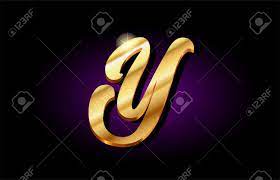 I >> 1 11 y. Y Alphabet Letter Logo In Gold Golden 3d Metal Beautiful Typography Suitable For Banner Brochure Design Royalty Free Cliparts Vectors And Stock Illustration Image 91547094