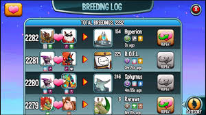 Monster Legends Breeding Event Is Over How To Breed Sphyrnus Hyperion And Rofl Summer Breeding Youtube